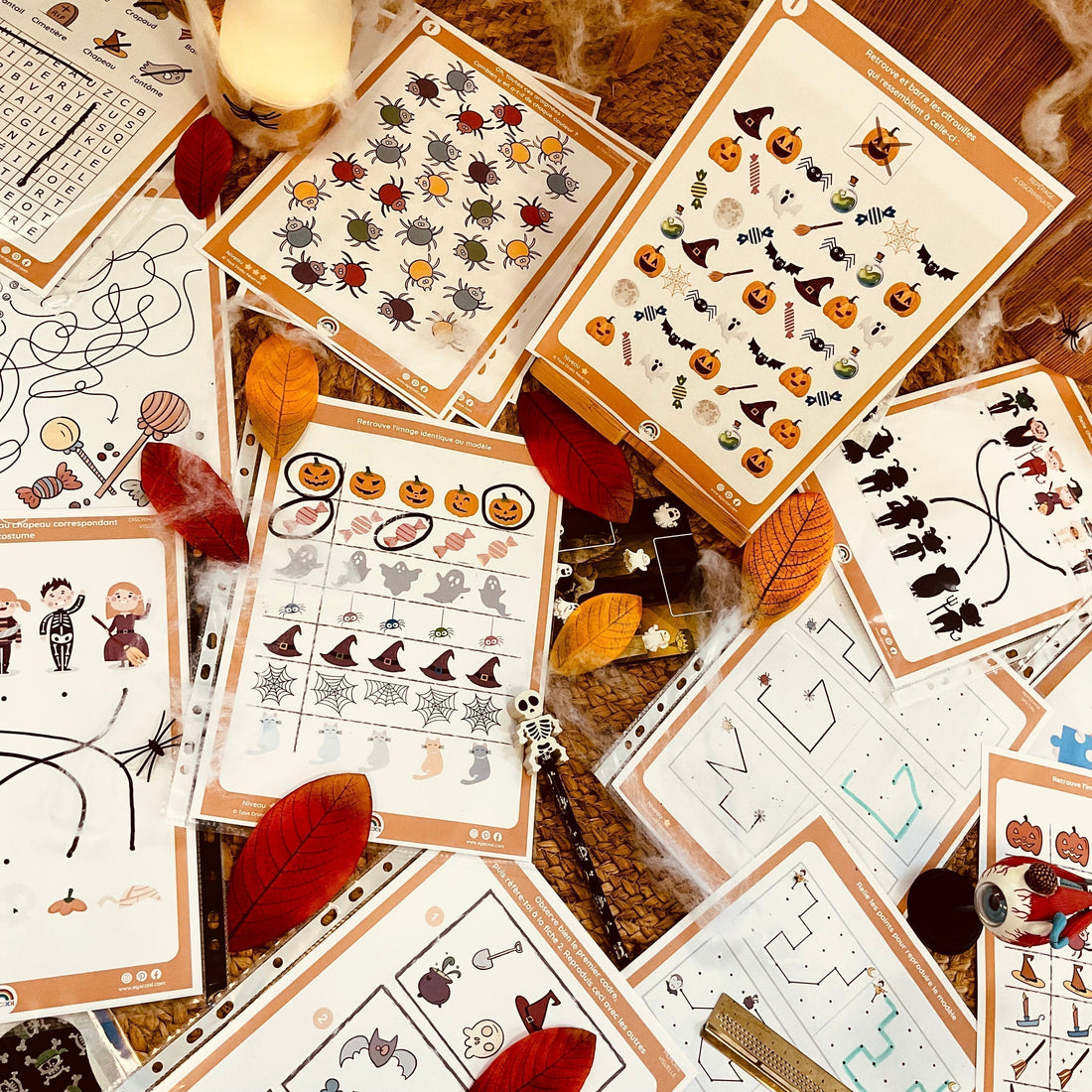 Des activités d’Halloween pour stimuler la vision !