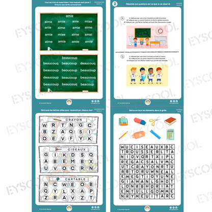 Pack d'activités - Rentrée scolaire (GSM et CP)
